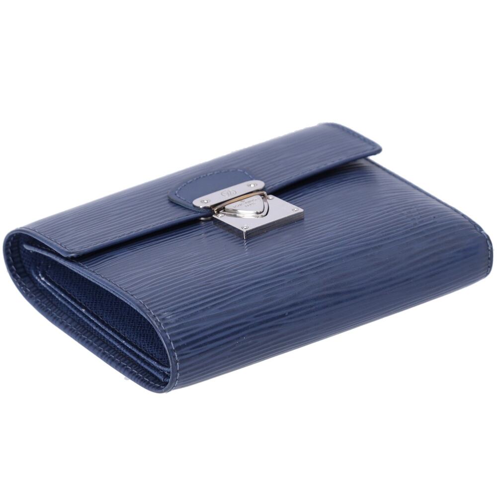 Louis Vuitton Koala Trifold Wallet M5801G Blue Myrtilles Epi Leather - Picture 5 of 9